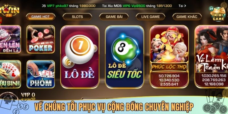 Về chúng tôi phục vụ cộng đồng chuyên nghiệp